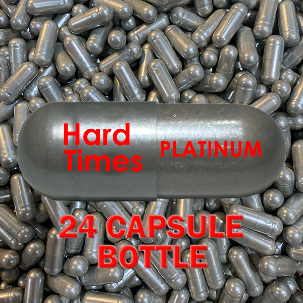 Hard Times Platinum 24 CAPSULE BOTTLE with FREE Shipping for $74.16
